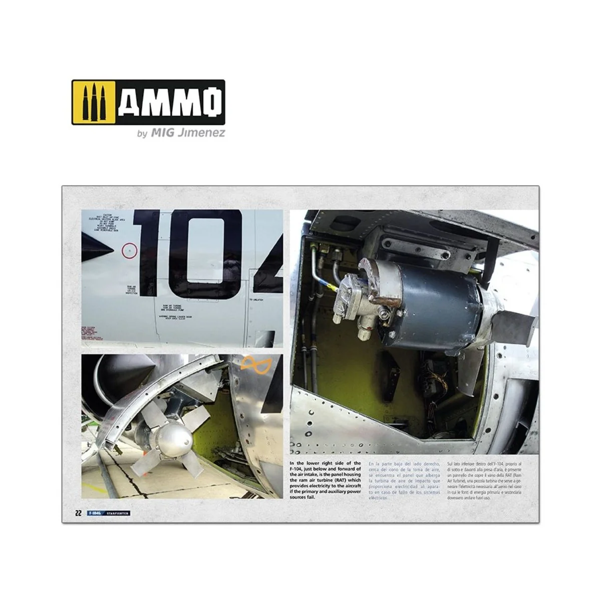 F-104G Starfighter - VISUAL MODELERS GUIDE (English, Castellano, It...