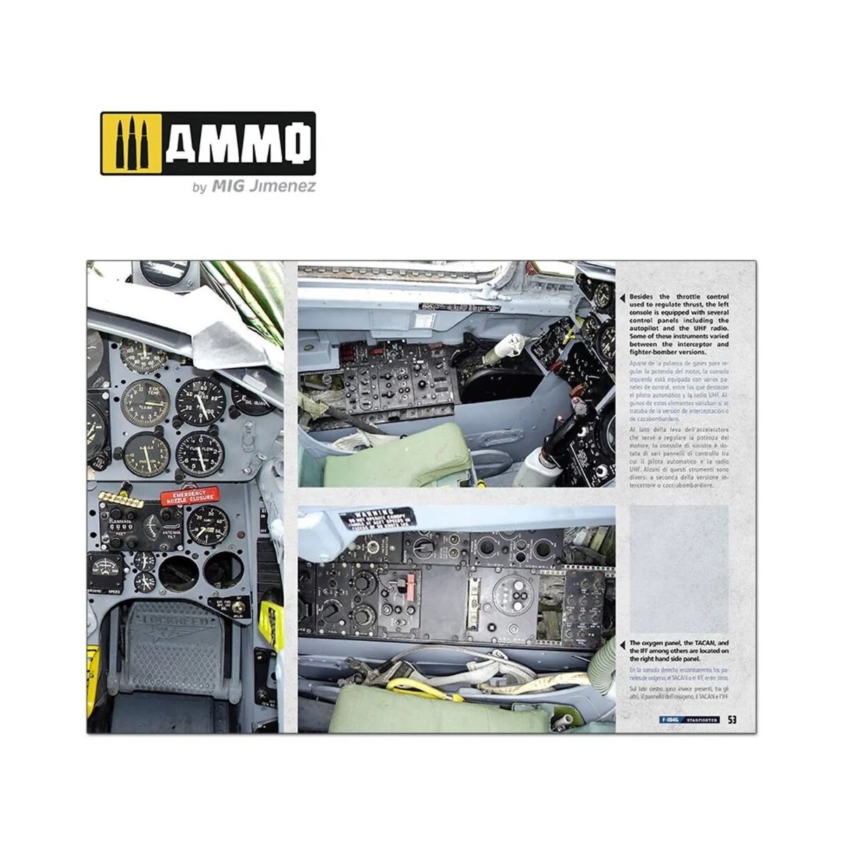 F-104G Starfighter - VISUAL MODELERS GUIDE (English, Castellano, It...