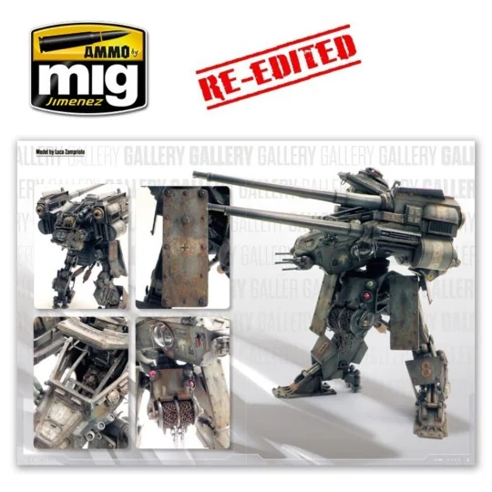 IN COMBAT - Painting Mechas (English) - AMMO by MIG Jimenez A.MIG-6013 IN COMBAT - Painting Mechas (English) - AMMO by MIG Jimenez A.MIG-6013
