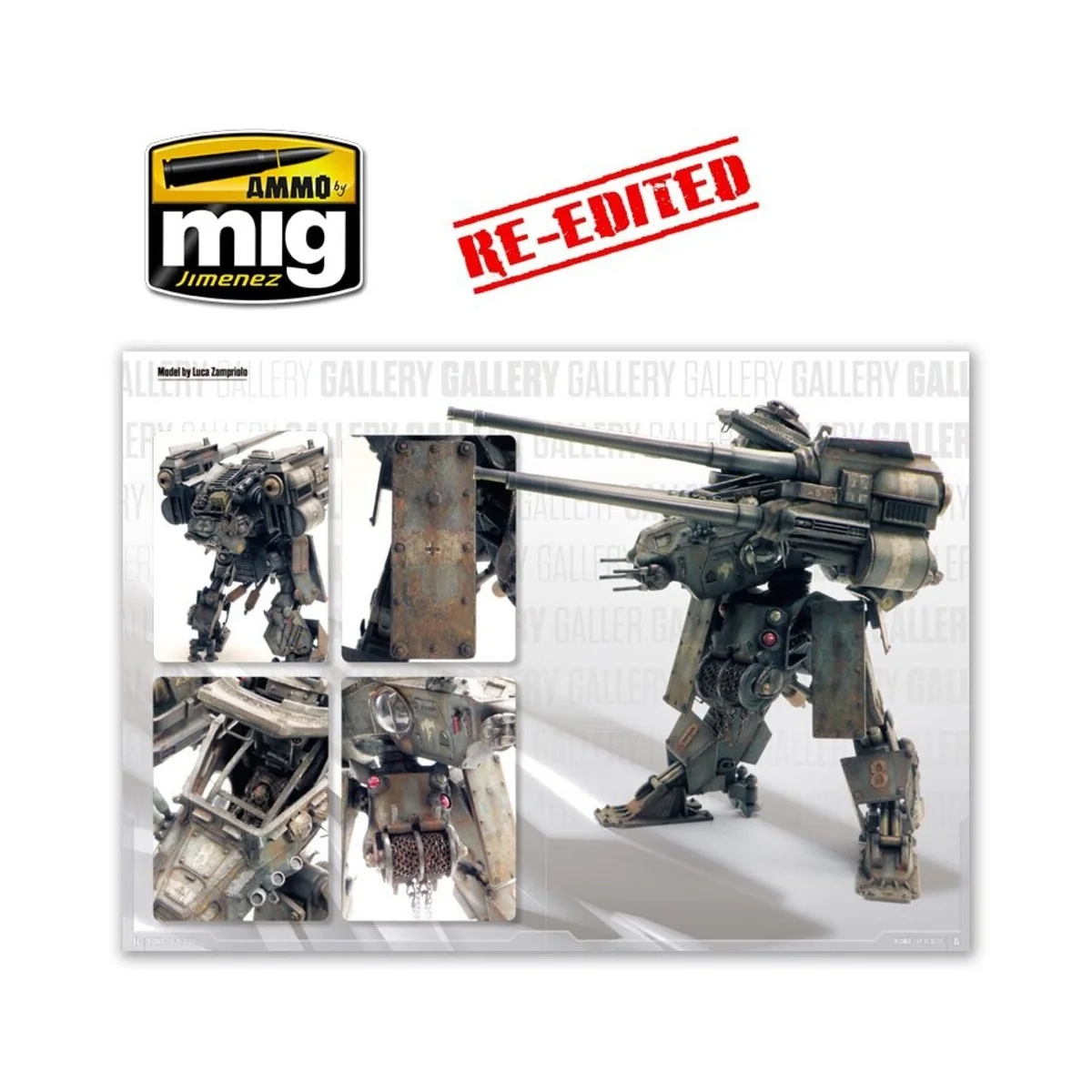 IN COMBAT - Painting Mechas (English) - AMMO by MIG Jimenez A.MIG-6013