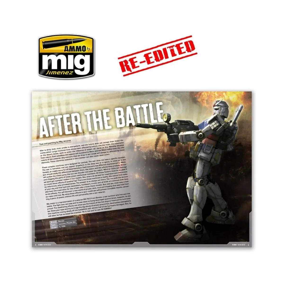 IN COMBAT - Painting Mechas (English) - AMMO by MIG Jimenez A.MIG-6013