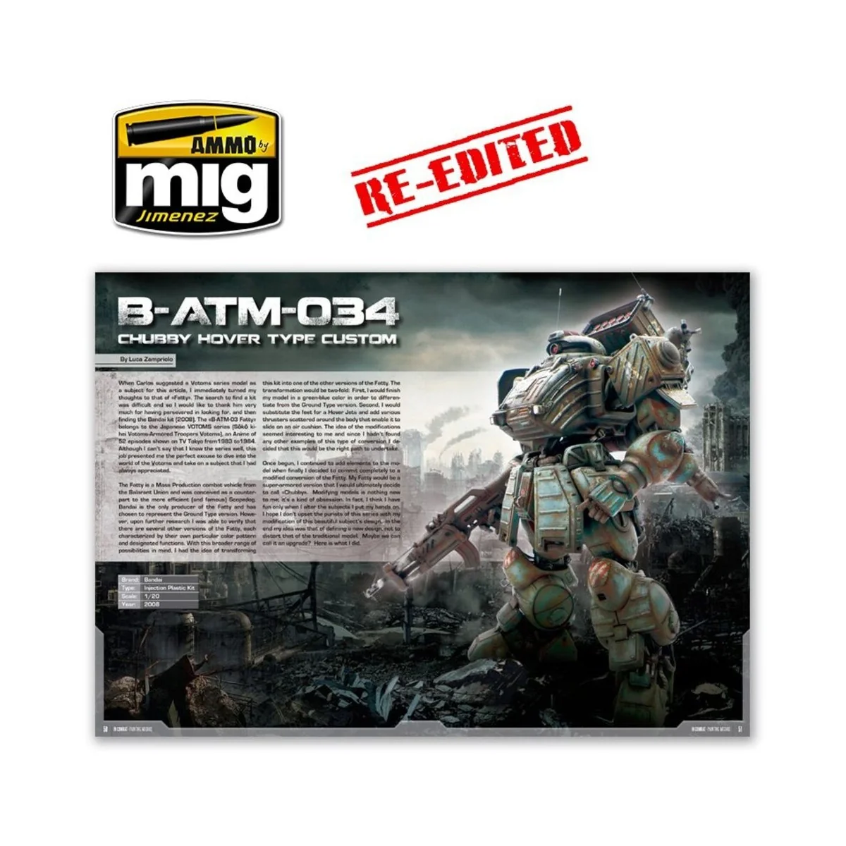 IN COMBAT - Painting Mechas (English) - AMMO by MIG Jimenez A.MIG-6013