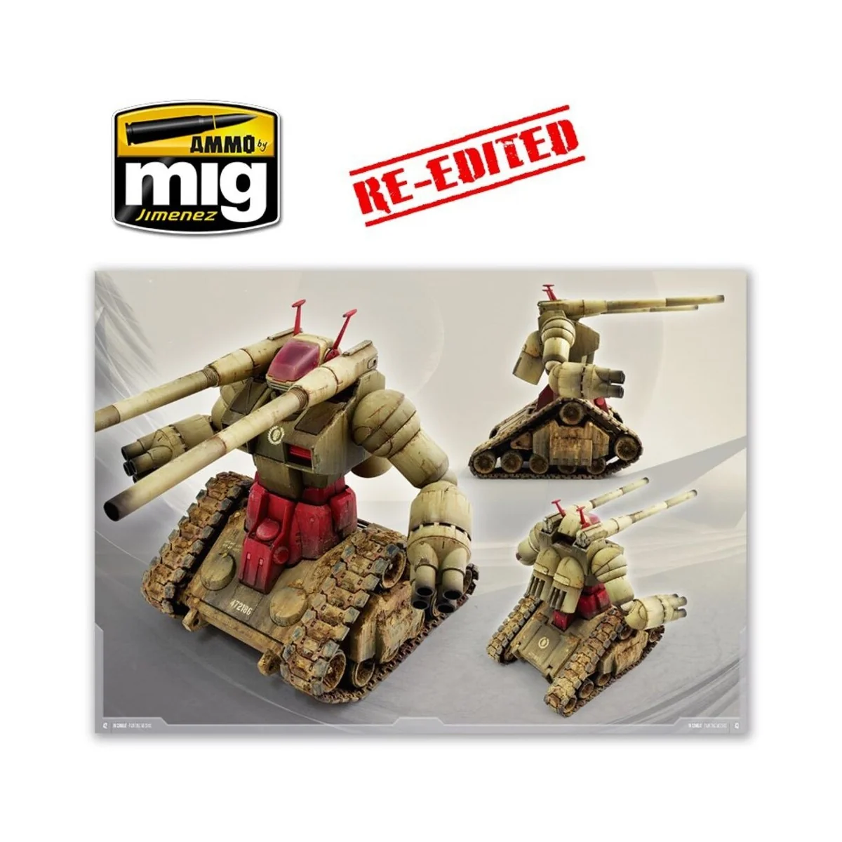 IN COMBAT - Painting Mechas (English) - AMMO by MIG Jimenez A.MIG-6013