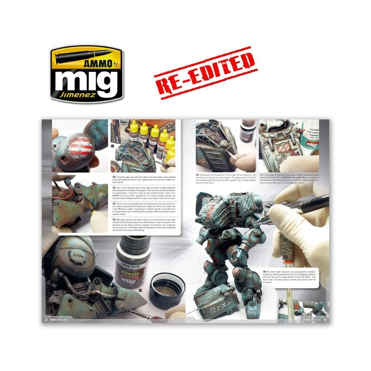 IN COMBAT - Painting Mechas (English) - AMMO by MIG Jimenez A.MIG-6013