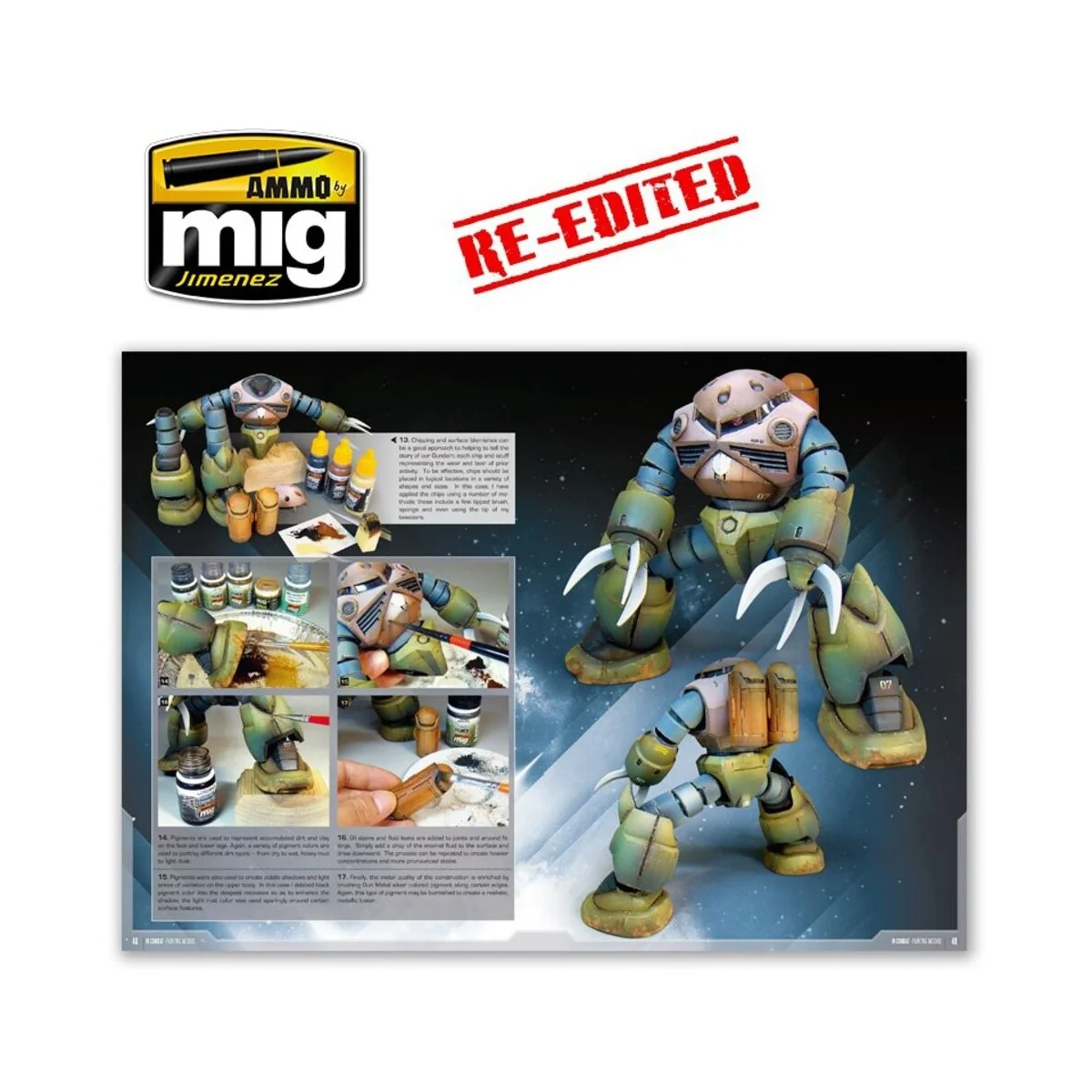 IN COMBAT - Painting Mechas (English) - AMMO by MIG Jimenez A.MIG-6013 IN COMBAT - Painting Mechas (English) - AMMO by MIG Jimenez A.MIG-6013