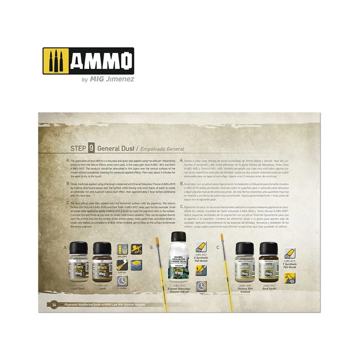 Illustrated Weathering Guide to WWII Late German Vehicles (English,...