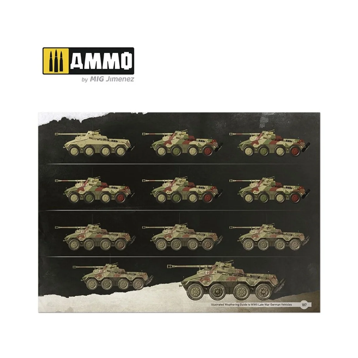 Illustrated Weathering Guide to WWII Late German Vehicles (English,...