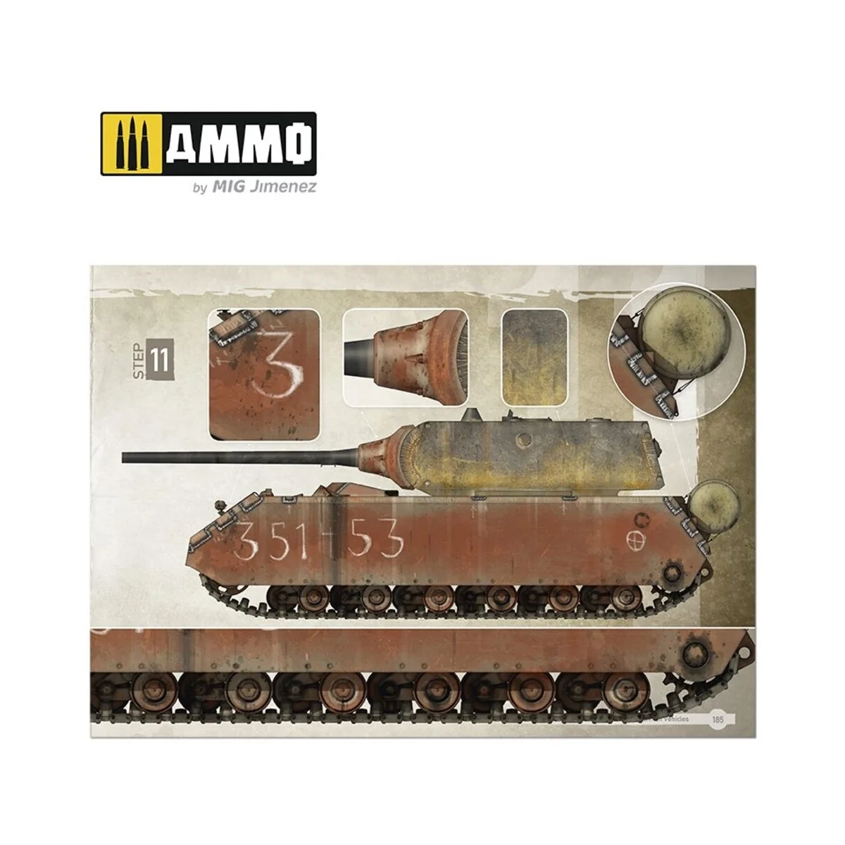 Illustrated Weathering Guide to WWII Late German Vehicles (English,...