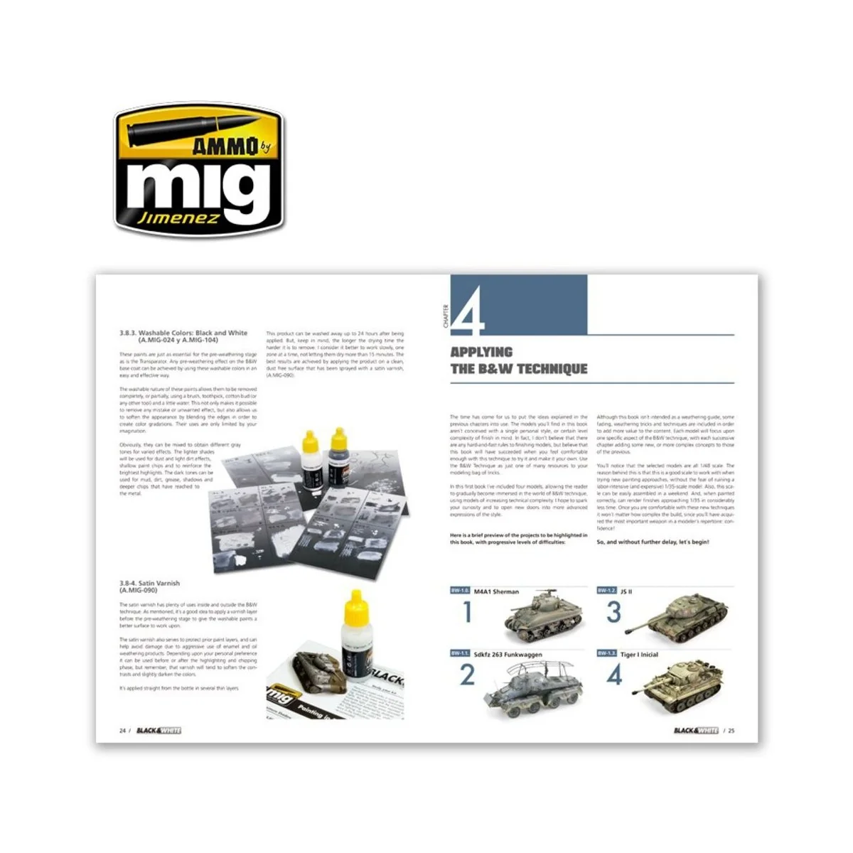 Black & White Technique (English) - AMMO by MIG Jimenez A.MIG-6016