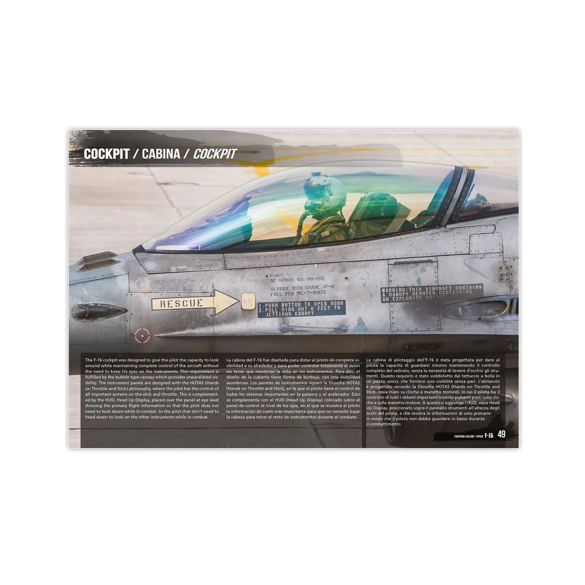 F-16 Fighting Falcon / VIPER - VISUAL MODELERS GUIDE (English, Cast...
