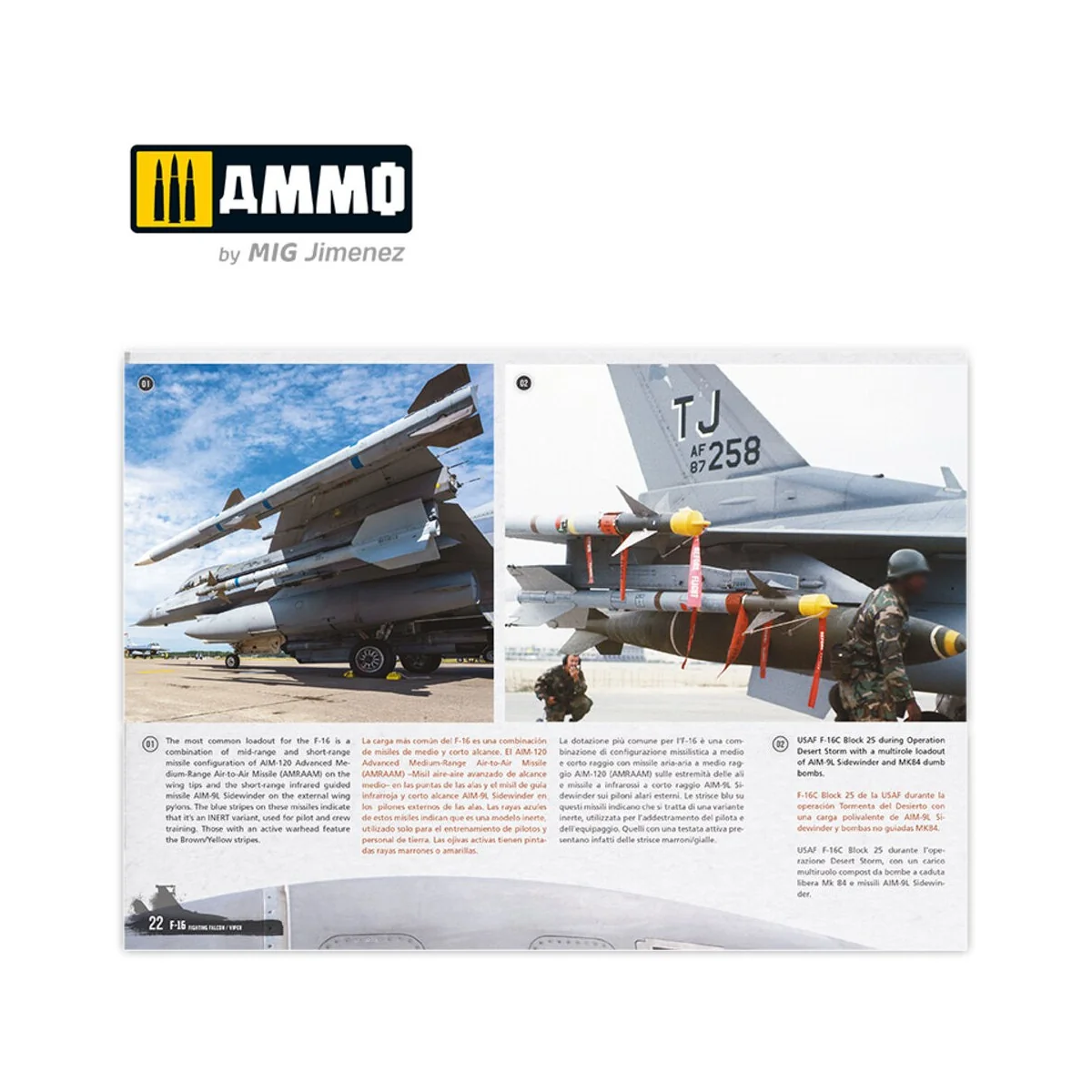 F-16 Fighting Falcon / VIPER - VISUAL MODELERS GUIDE (English, Cast...