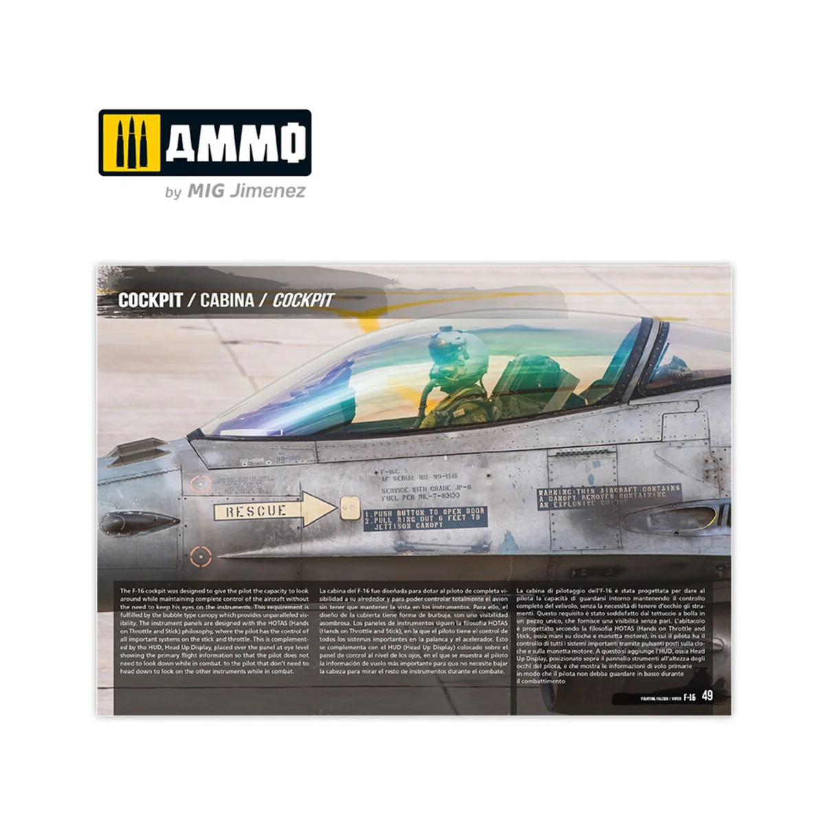 F-16 Fighting Falcon / VIPER - VISUAL MODELERS GUIDE (English, Cast...