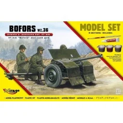 37mm BOFORS wz 36 anti tank gun(ModelSet, 1/35 - Mirage Hobby 835061