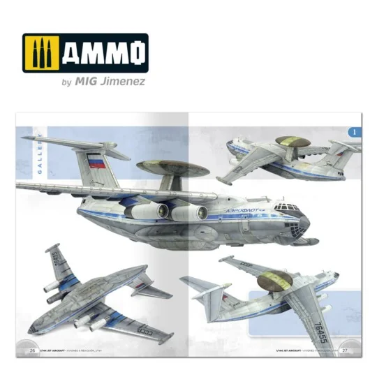 Jet Aircraft 1/144 (English, Castellano) - AMMO by MIG Jimenez A.MI...