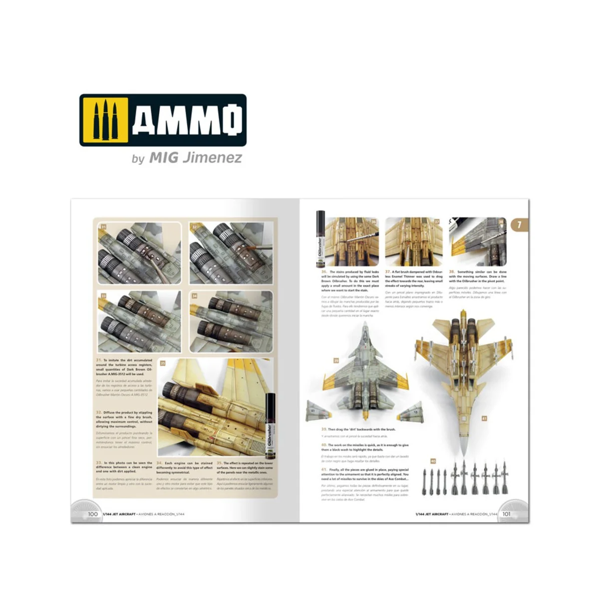 Jet Aircraft 1/144 (English, Castellano) - AMMO by MIG Jimenez A.MI...