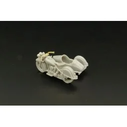 Indian CHIEF with sidecar 1940-53, 1/87 - Hauler HLR87188