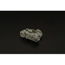 Indian FOUR -sidecar 1940y, 1/87 - Hauler HLR87189