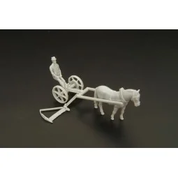 Grass chopper MELICHAR w horse, 1/120 - Hauler HTT120064