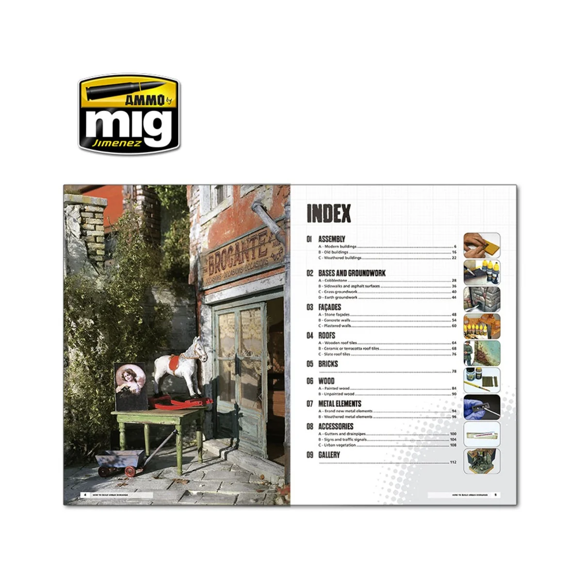 MODELLING SCHOOL - Urban Dioramas (English) - AMMO by MIG Jimenez A...