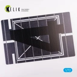 USS Ranger 1943 - Base - Acrylic 3 mm (280 x 180 mm) (170 g), 1/72 ...