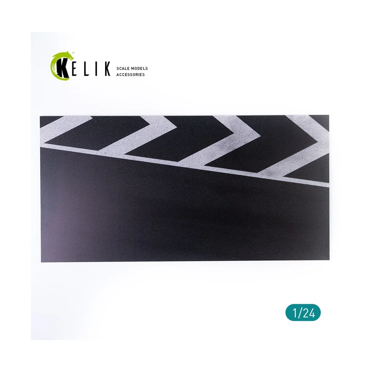 Asphalt road race track Base - Acrylic 3 mm (180 x 357 mm), 1/24 - ...