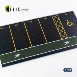 Supermarket Parking type 1 Base - Acrylic 3 mm (180 x 357 mm) (210 ...