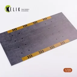 F1 Garage Type 1 Base - Acrylic 3 mm (180 x 357 mm) (210 g) (1/20),...