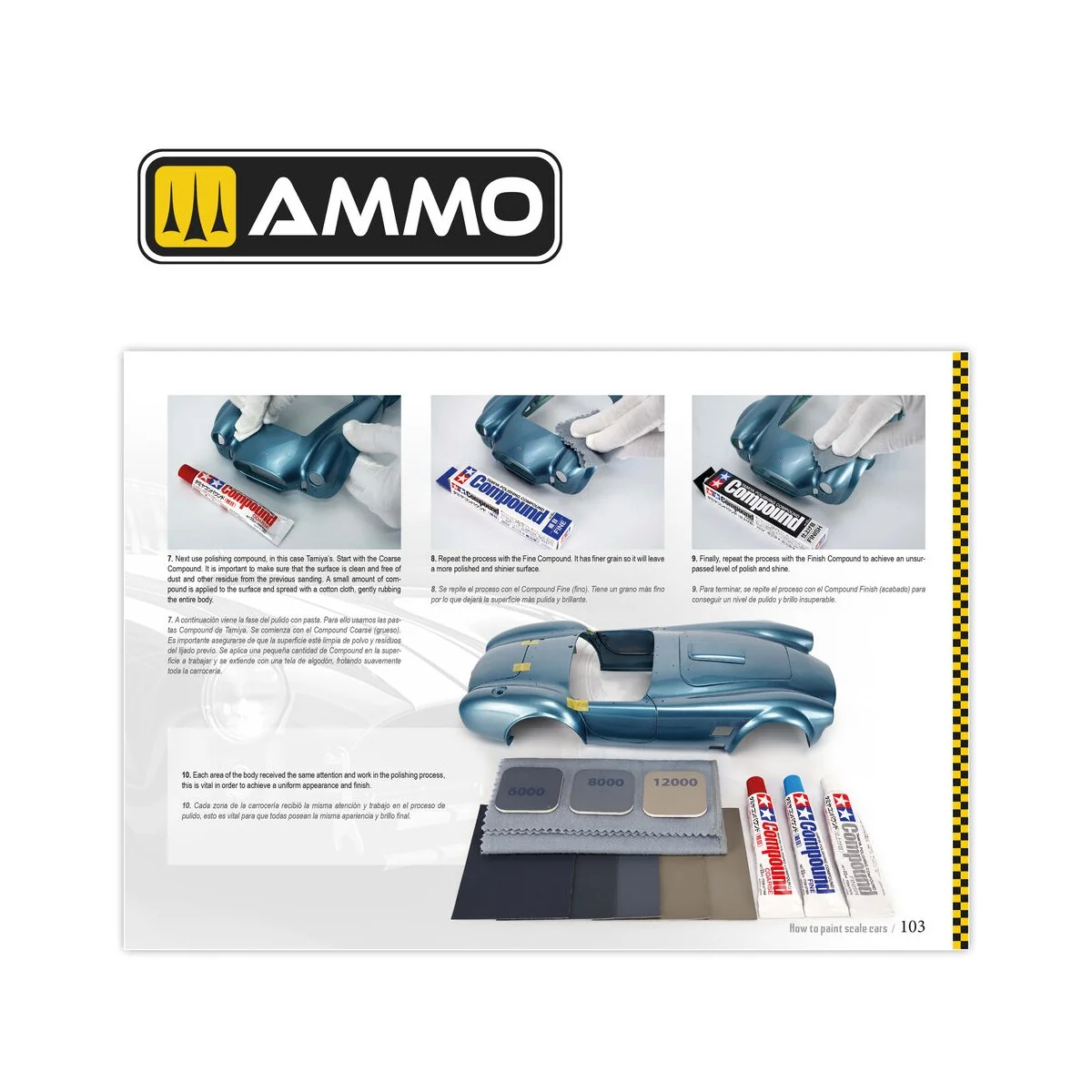 How to Paint Scale Cars ENGLISH, SPANISH - AMMO by MIG Jimenez A.MI...