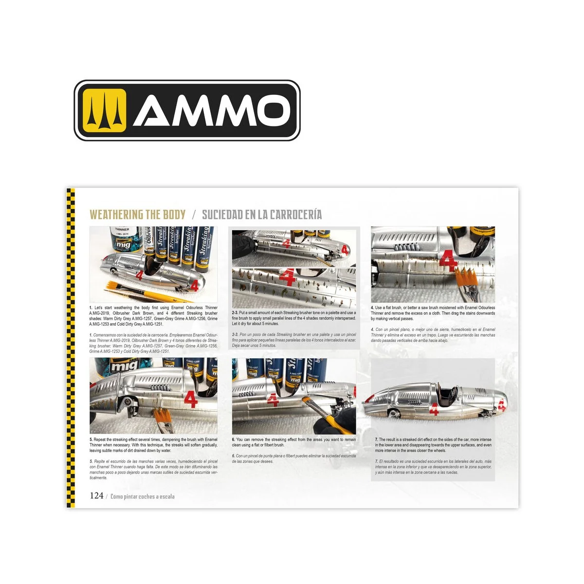 How to Paint Scale Cars ENGLISH, SPANISH - AMMO by MIG Jimenez A.MI...