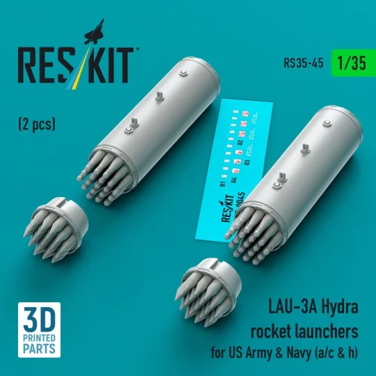 LAU-3A Hydra rocket launchers for US Army & Navy (a/c & h) (2pcs) (...