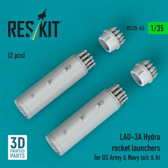 LAU-3A Hydra rocket launchers for US Army & Navy (a/c & h) (2pcs) (...