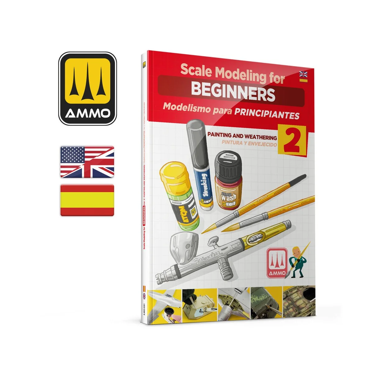 Scale Modeling for Beginners Vol. 2: Paint & Weathering - BILINGUAL...