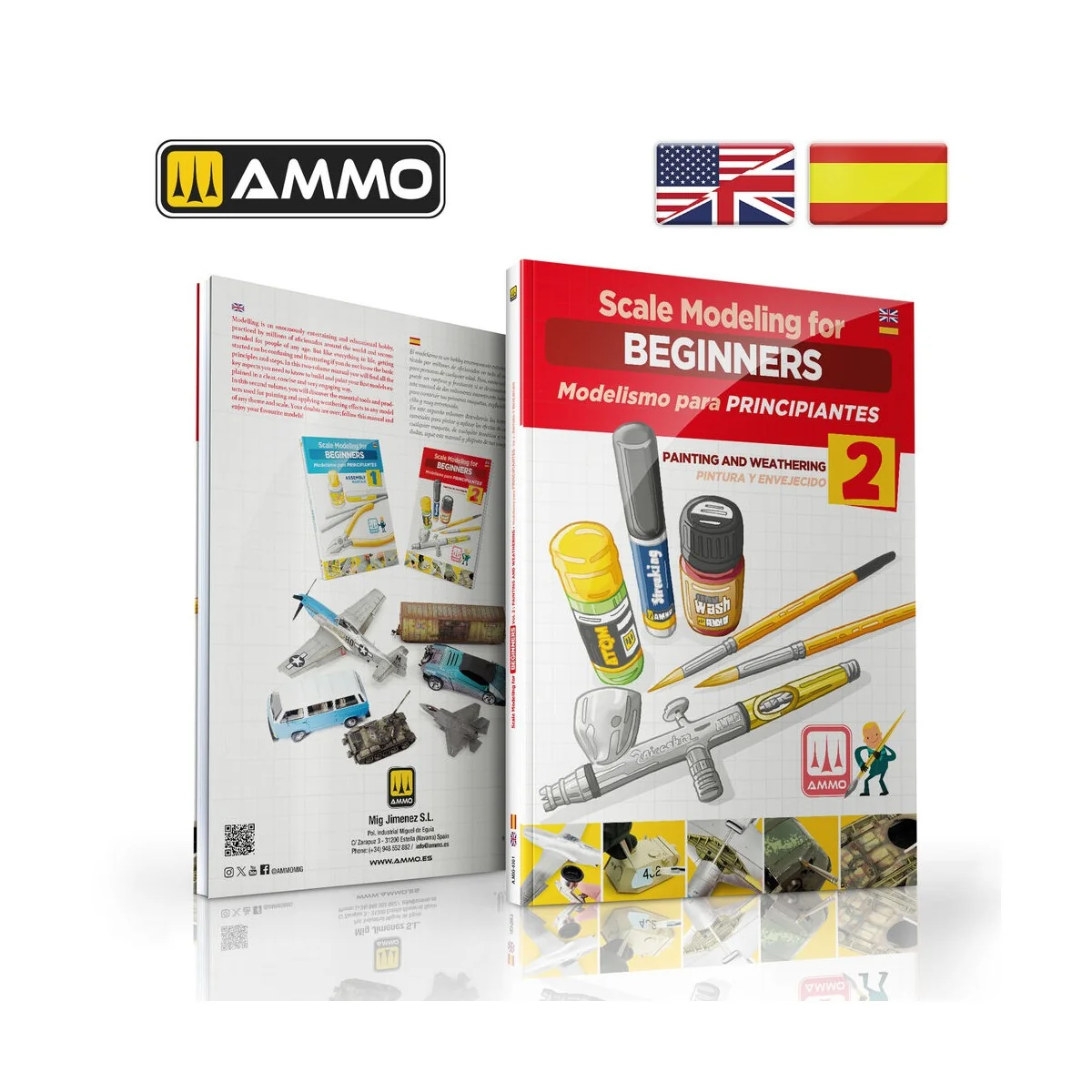 Scale Modeling for Beginners Vol. 2: Paint & Weathering - BILINGUAL...
