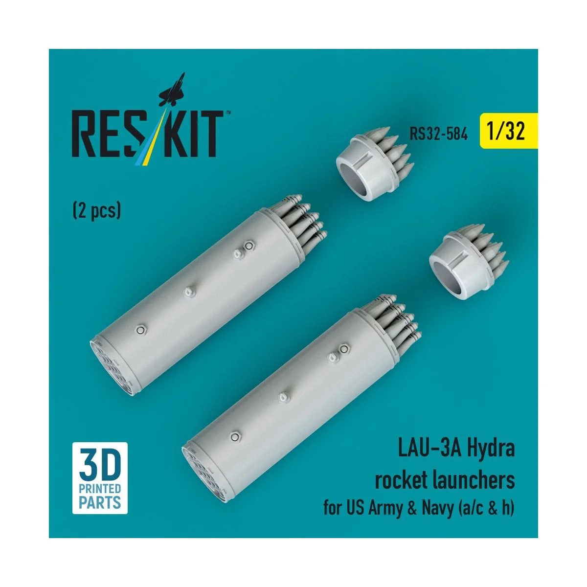 LAU-3A Hydra rocket launchers for US Army & Navy (a/c & h) (2 pcs) ...