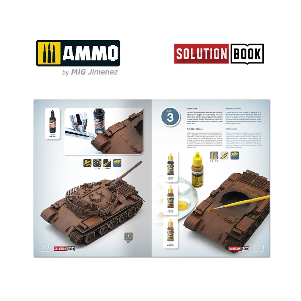 SOLUTION BOOK 12 - How to Paint Realistic Rust (English, Castellano...