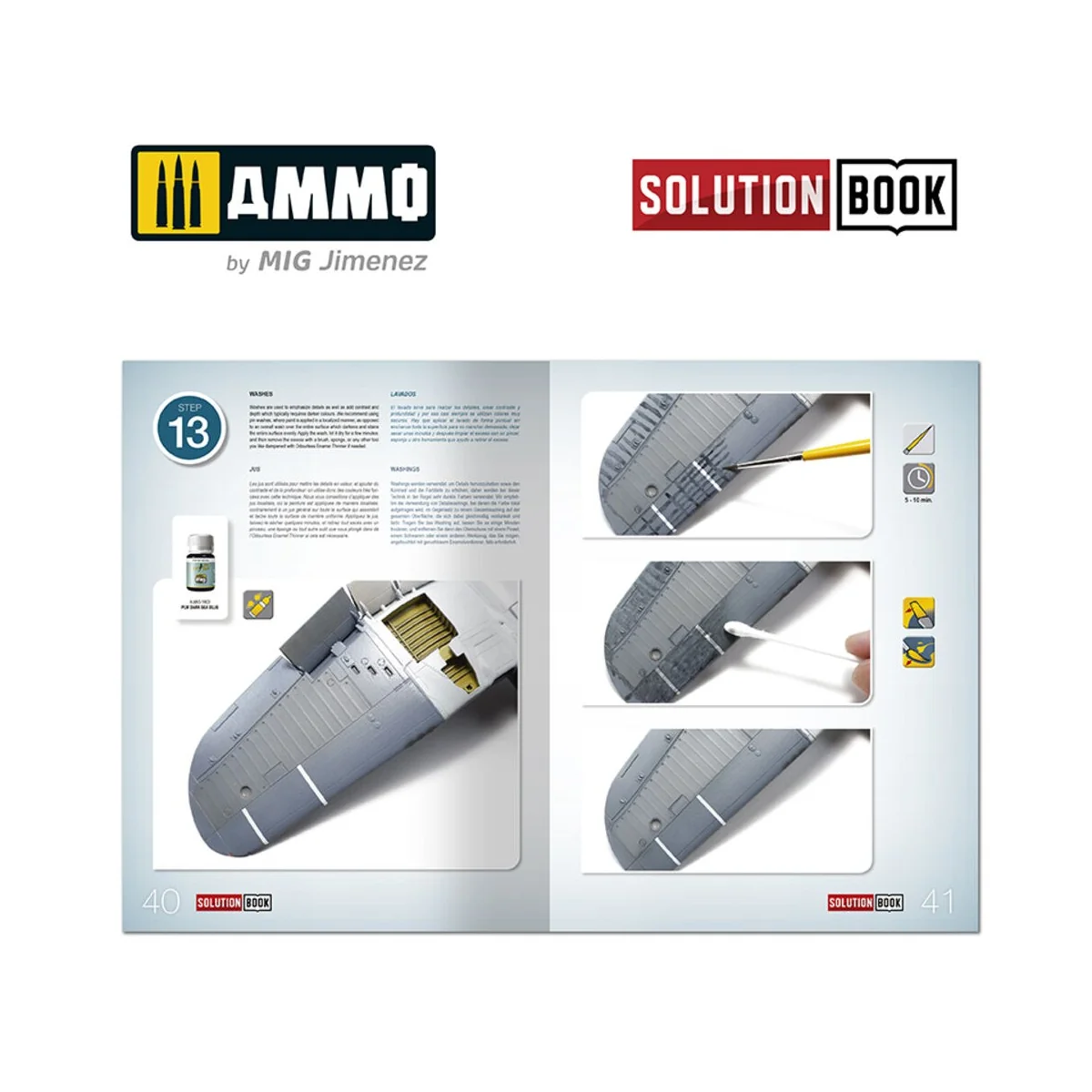 SOLUTION BOOK 14 - How to Paint US Navy WWII Late (English, Castell...