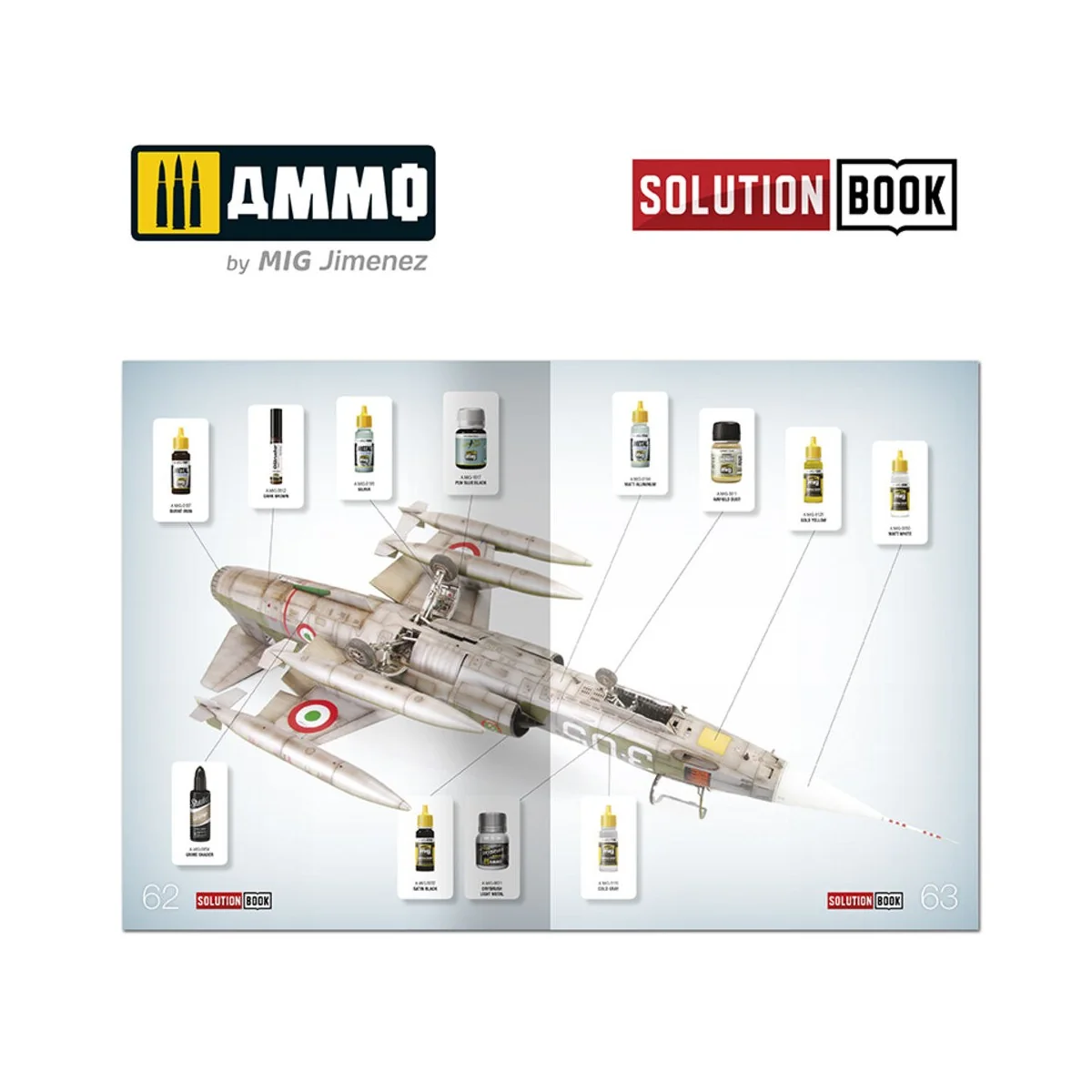 SOLUTION BOOK 15 - How to Paint Italian NATO Aircrafts (Multilingua...