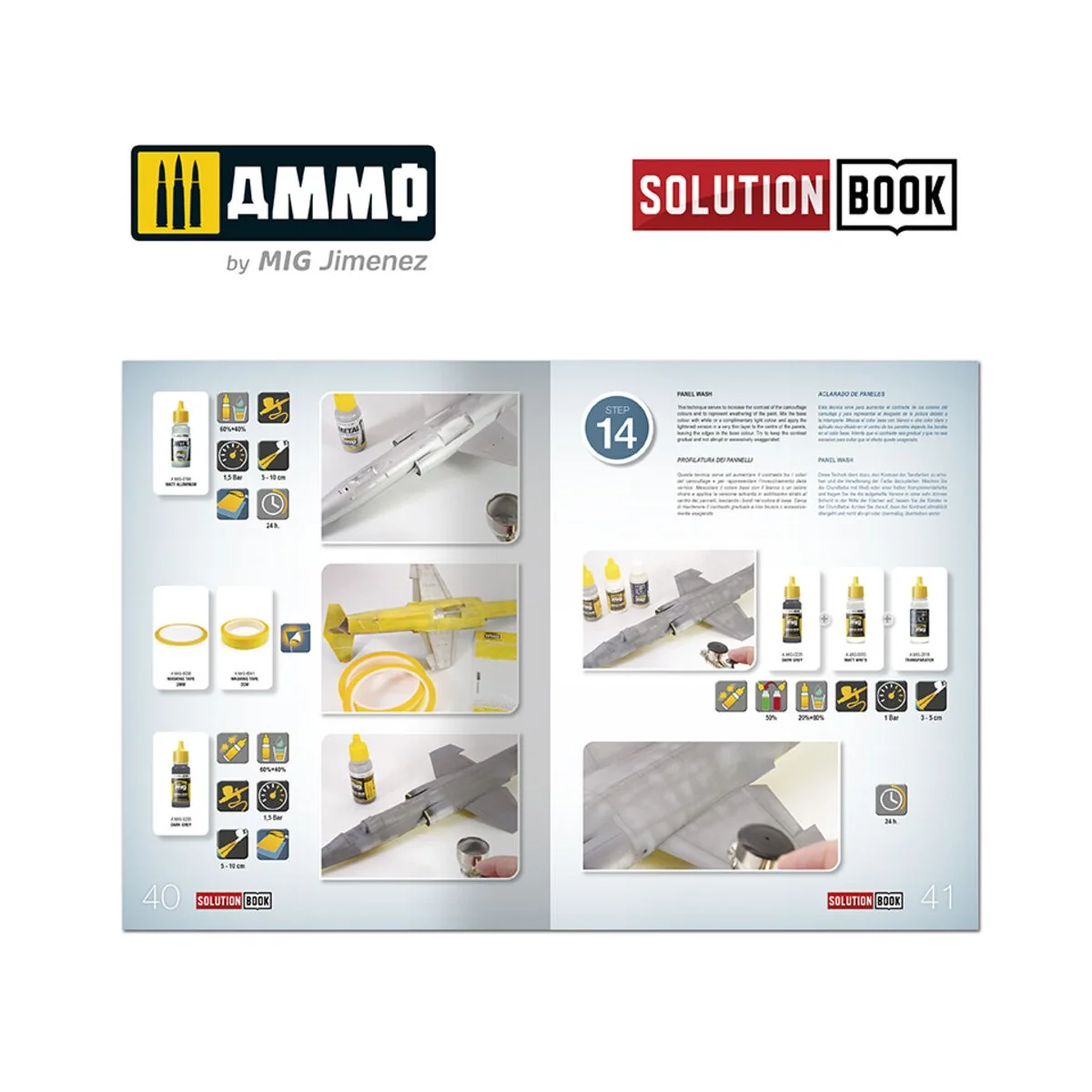 SOLUTION BOOK 15 - How to Paint Italian NATO Aircrafts (Multilingua...