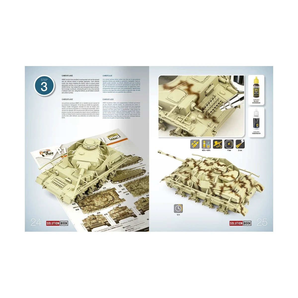 SOLUTION BOOK 21 - How to Paint WWII German Mid-War Vehicles - MULT...