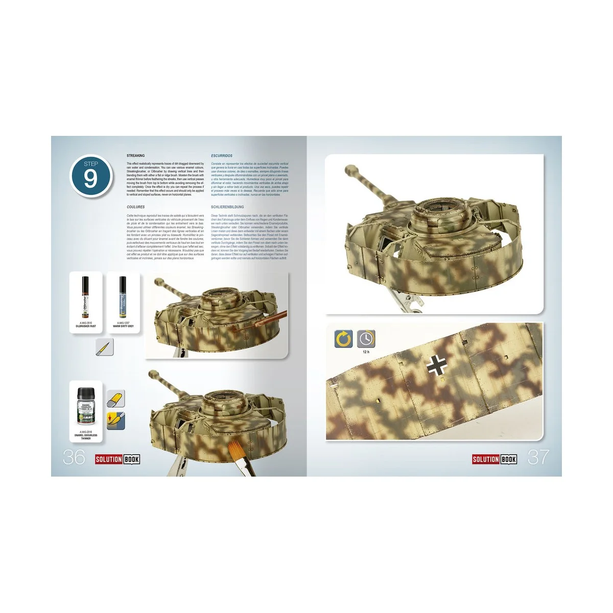 SOLUTION BOOK 21 - How to Paint WWII German Mid-War Vehicles - MULT...