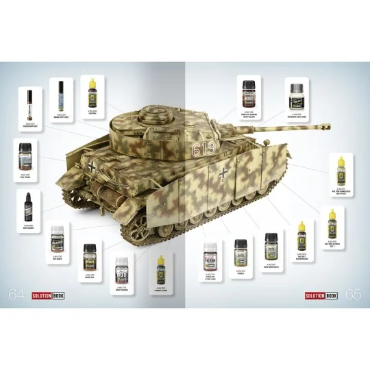 SOLUTION BOOK 21 - How to Paint WWII German Mid-War Vehicles - MULT...