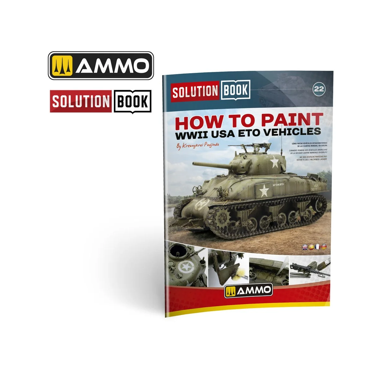 SOLUTION BOOK 22 - How to Paint WWII ETO vehicles - MULTILINGUAL BO...