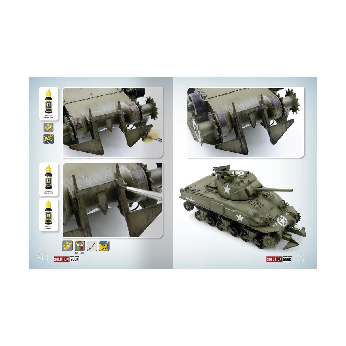 SOLUTION BOOK 22 - How to Paint WWII ETO vehicles - MULTILINGUAL BO...