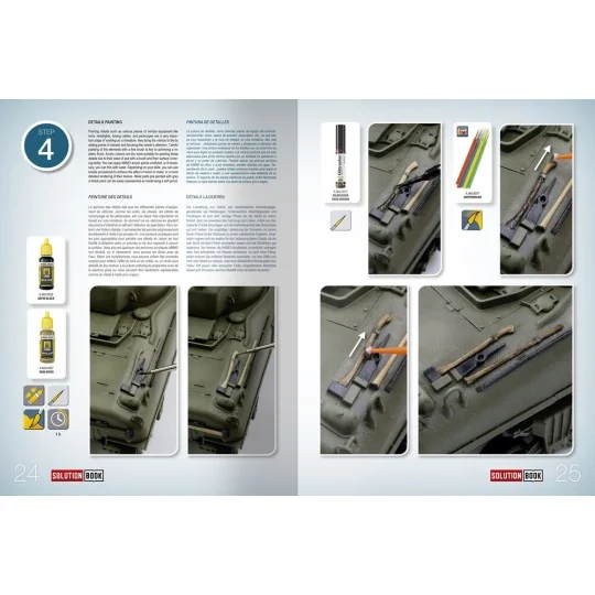SOLUTION BOOK 22 - How to Paint WWII ETO vehicles - MULTILINGUAL BO...
