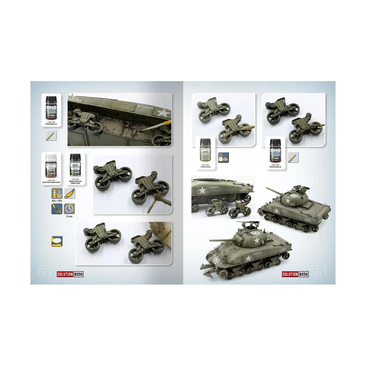 SOLUTION BOOK 22 - How to Paint WWII ETO vehicles - MULTILINGUAL BO...