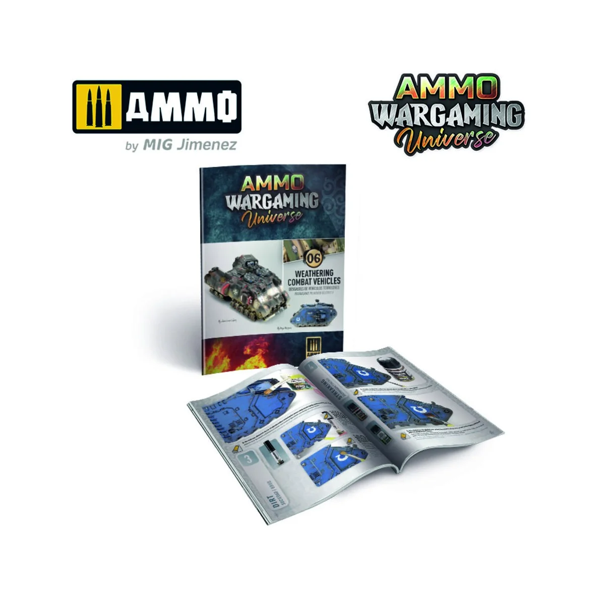 AMMO WARGAMING UNIVERSE Book 06 - Weathering Combat Vehicles (Engli...