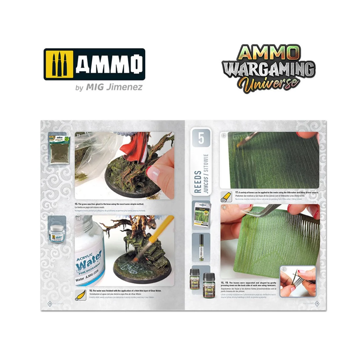 AMMO WARGAMING UNIVERSE Book 09 - Foul Swamps (English, Castellano,...
