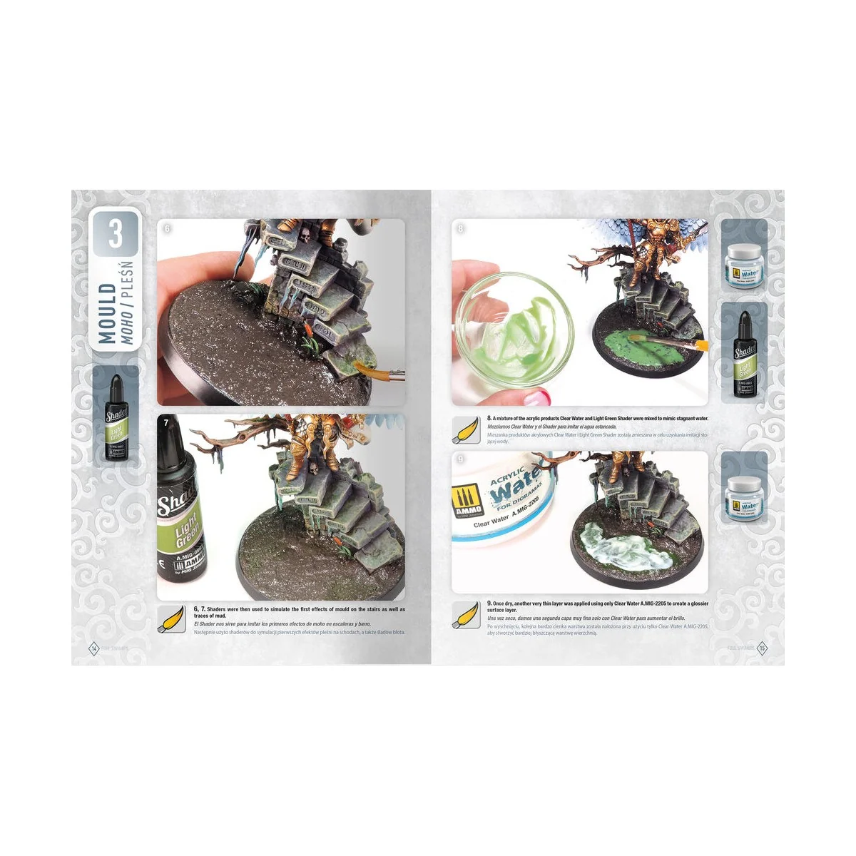 AMMO WARGAMING UNIVERSE Book 09 - Foul Swamps (English, Castellano,...