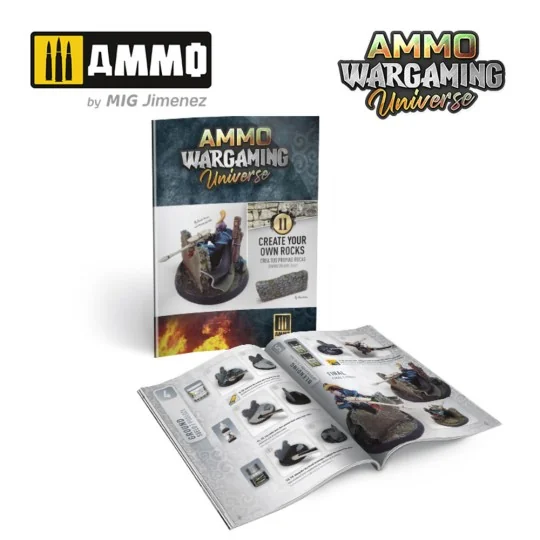AMMO WARGAMING UNIVERSE Book 11 – Create your own Rocks (Multilingu...