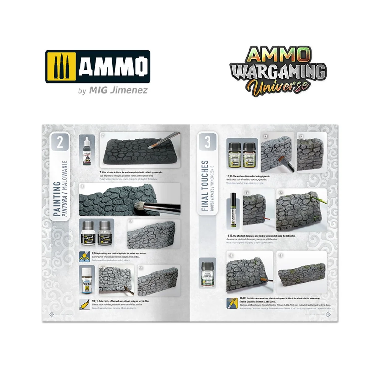AMMO WARGAMING UNIVERSE Book 11 – Create your own Rocks (Multilingu...